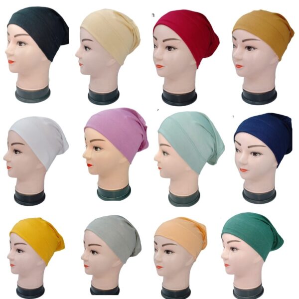 Girls Tube bend Inner Cap for Hijab
